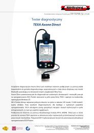 Tester diagnostyczny TEXA Axone Direct - TIPTOPOL