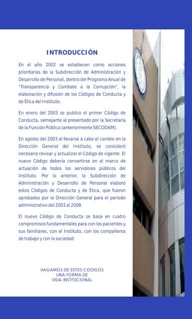 codigo etica-web - Instituto Nacional de CancerologÃ­a