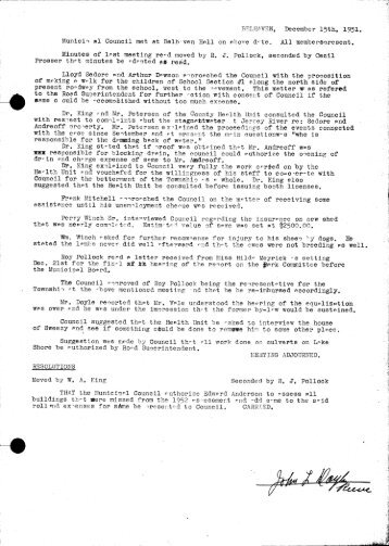 1951 North Gwillimbury - Council Minutes - Town of Georgina