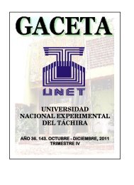 Gaceta IV - SecretarÃ­a - Universidad Nacional Experimental del ...