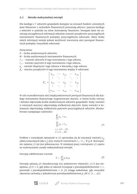 Raport o funkcjonowaniu polskiego rynku finansowego w ujÄciu ...