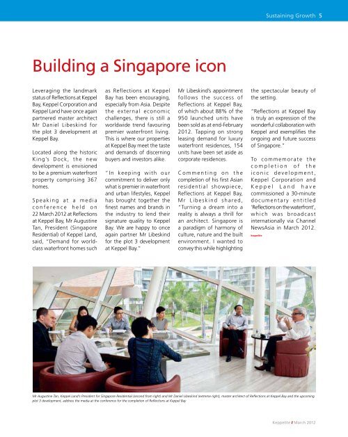 March 2012 - Keppel Corporation