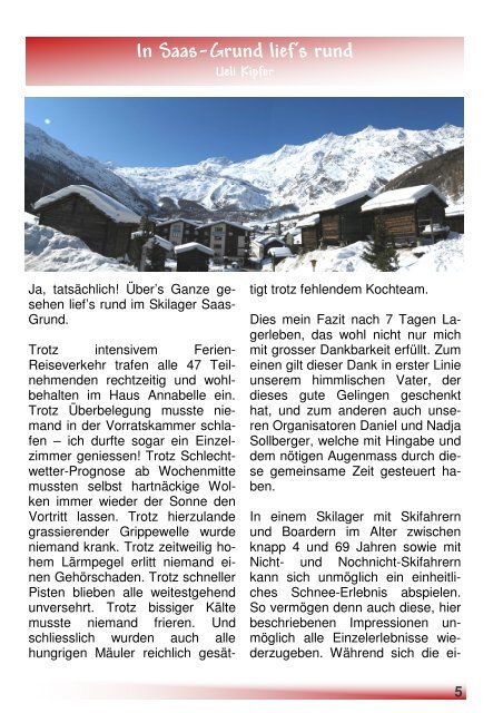 Ausgabe April - Juni 2013 - FMG Lausen