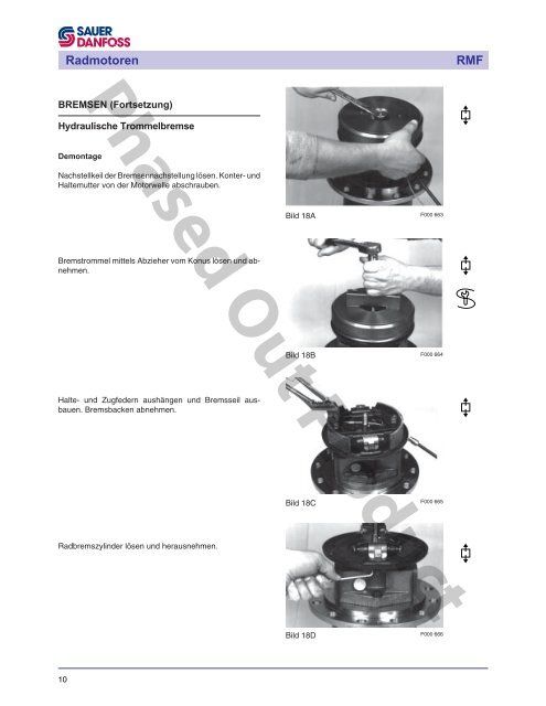 Radmotoren RMF Service Handbuch - Sauer-Danfoss