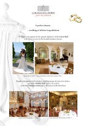 A perfect dream wedding - Schloss Leopoldskron