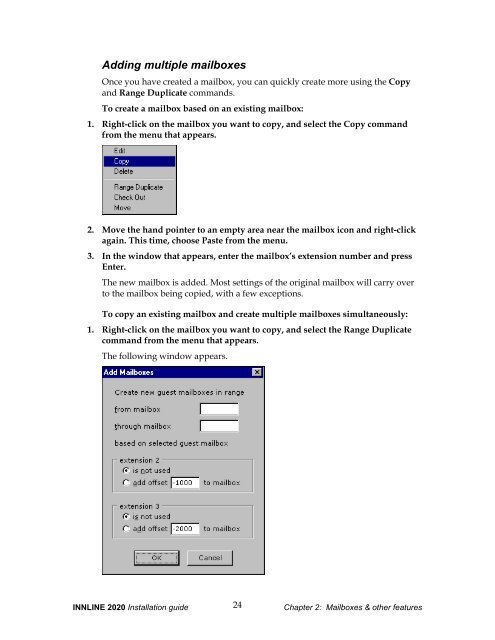 Voicemail Installation guide - Distributor Login - Innovation ...