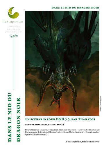 Dans le nid du dragon noir - Le Scriptorium