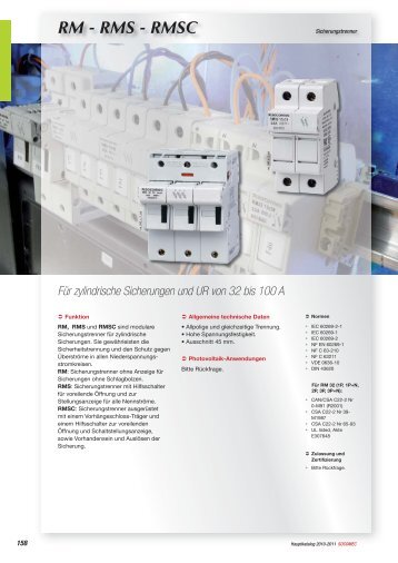 RM - RMS - RMSC - Socomec