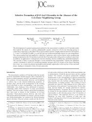 J. Org. Chem. 2009, 74, 4705â4711 - American Chemical Society ...