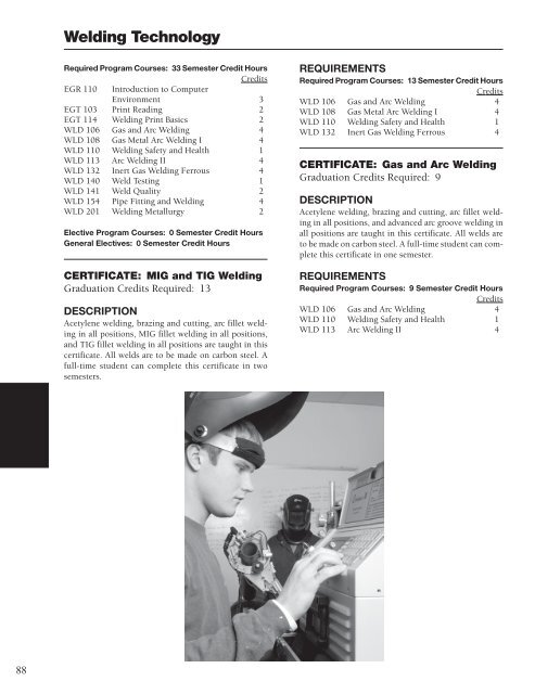 2007-08 College Catalog - Tri-County Technical College