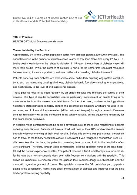 Output No. 3.4.1: