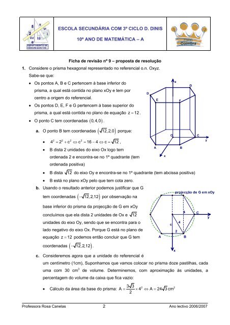 Ficha de revisão nº 9