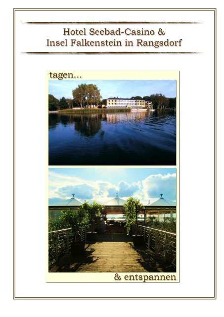 Hotel Seebad Casino Insel Falkenstein In Rangsdorf en