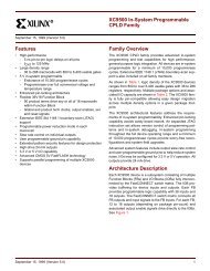 Xilinx XC9500 In-System Programmable CPLD Family Datasheet, v5.0