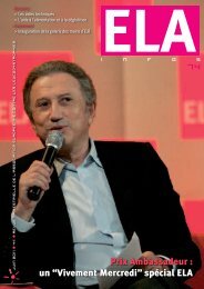 ELA Infos n°74 – juin 2011