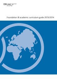 Foundation IB curriculum guide - Amazon Web Services
