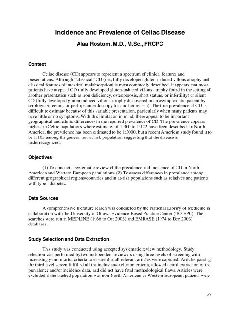 Celiac Disease - NIH Consensus Development Program - National ...