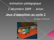 Jeux d'opposition / Cycle 2...
