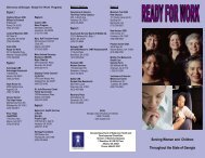 Ready For Work brochure - Department of Behavioral Health and ...