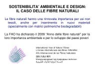 il caso delle fibre naturali - carlo santulli home page