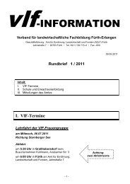 Rundbrief 1 / 2011 - Amt fÃ¼r ErnÃ¤hrung, Landwirtschaft und Forsten ...