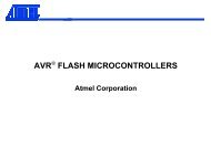 AVR FLASH MICROCONTROLLERS