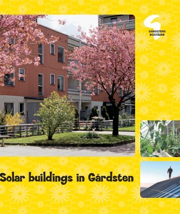 Solar buildings in GÃ¥rdsten - GÃ¥rdstensbostÃ¤der