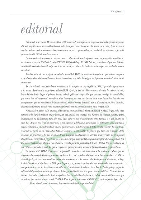 Revista 50 1Âª - Aproin