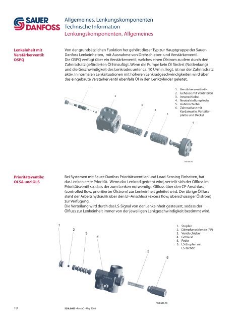 520L0683_generel Steering TI Rev AC may 2008 ... - Sauer-Danfoss