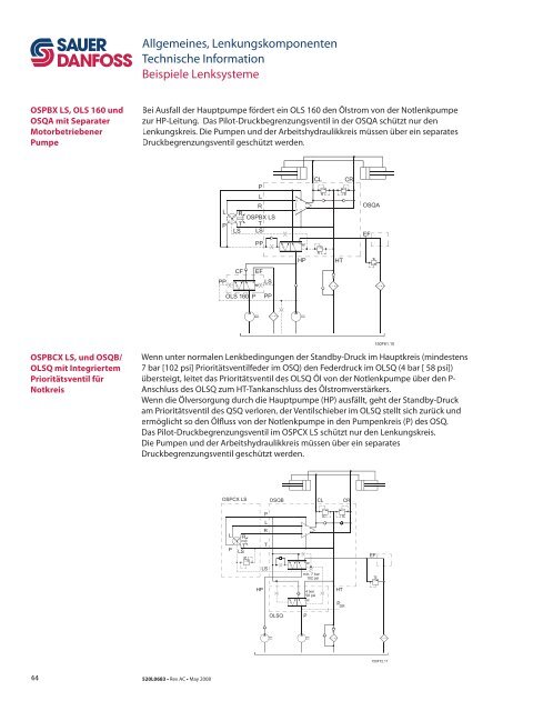 520L0683_generel Steering TI Rev AC may 2008 ... - Sauer-Danfoss