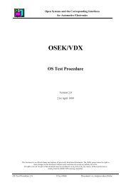 Version 2.0 - OSEK/VDX