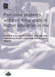 Part-time Students And part-time Study In Higher ... - Universities UK