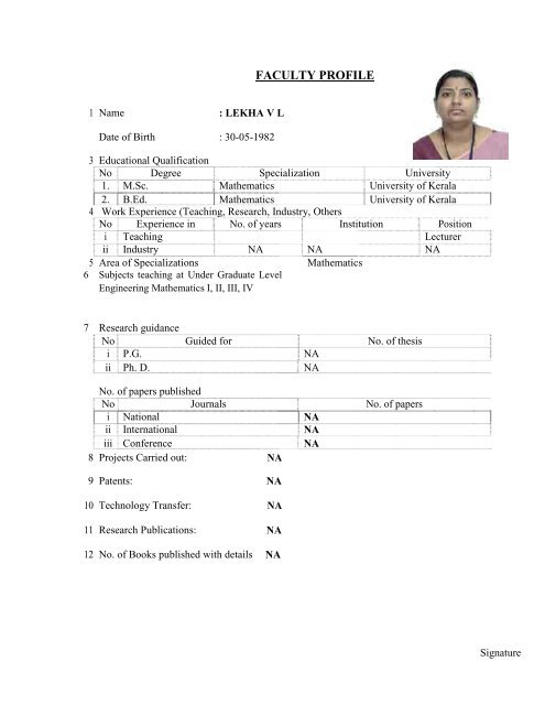 Mandatory Disclosure - Marian Engineering College