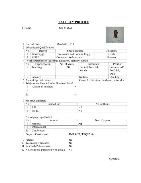 Mandatory Disclosure - Marian Engineering College