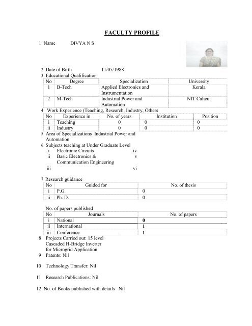 Mandatory Disclosure - Marian Engineering College