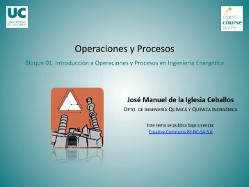 Operaciones y Procesos - OCW Universidad de Cantabria