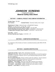 NuWell 400 MSDS Sheet.pdf - Johnson Screens