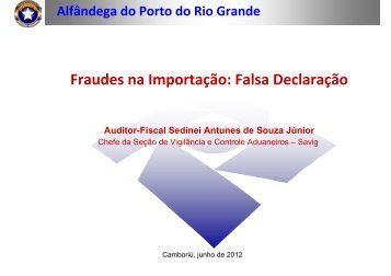 Fraudes na Importação: Falsa Declaração
