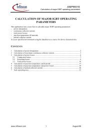 calculation of major igbt operating parameters - Server application ...