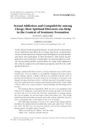 Sexual Addiction and Compulsivity among Clergy: How Spiritual ...