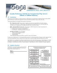 Canadian Performance Guideline for Corrugated Steel Pipe Culverts