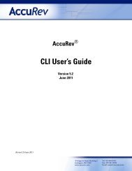 CLI User's Guide - AccuRev