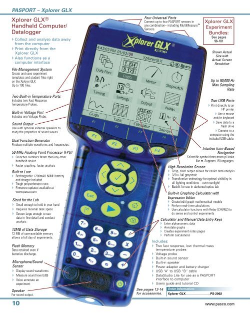 vue - Products - PASCO Scientific