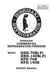 HRE-70B Service manual.pdf - Hoshizaki