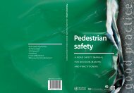 Pedestrian safety - World Health Organization