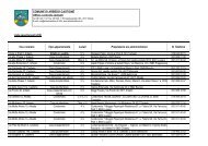 Lista appartamenti sfitti - Comune di Arbedo-Castione