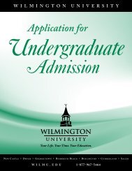 Application for - Wilmington University