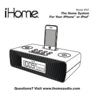 The Home System For Your iPhone - iHome