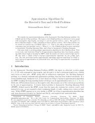 Approximation Algorithms for the Directed k-Tour and k-Stroll ...
