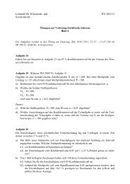 Lehrstuhl fÃƒÂ¼r Wirtschafts- und WS 2010/11 ...
